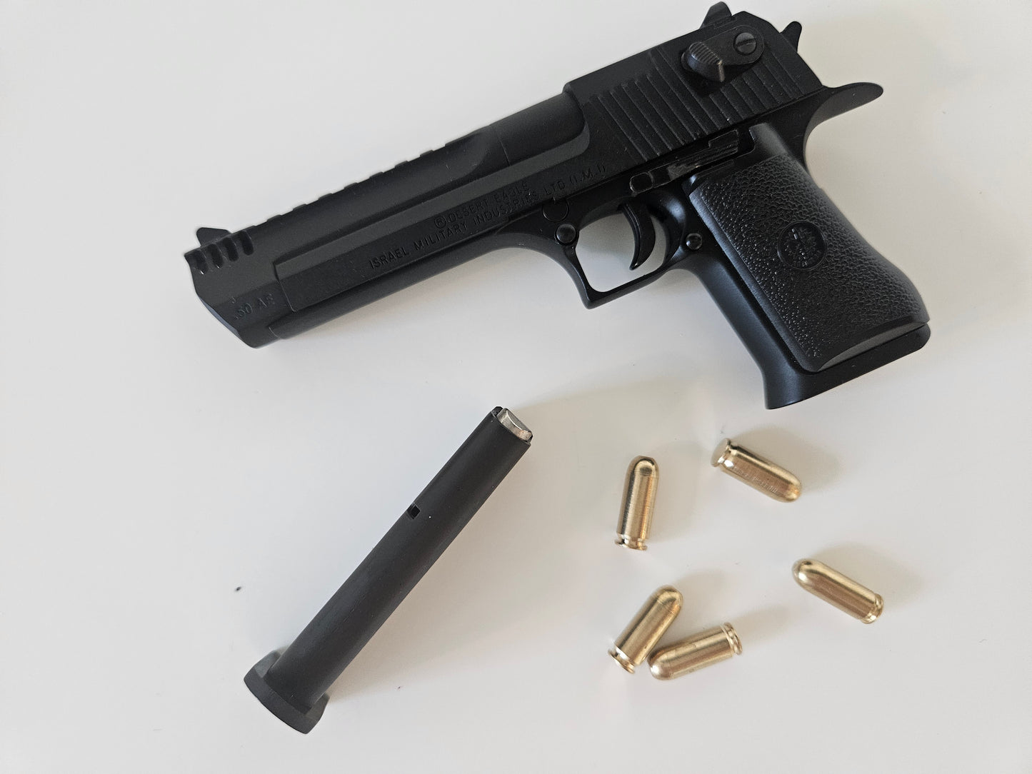1/2 Scale Shell Eject Desert Eagle Full metal replica model gun Ported Barrel(For Display Only)
