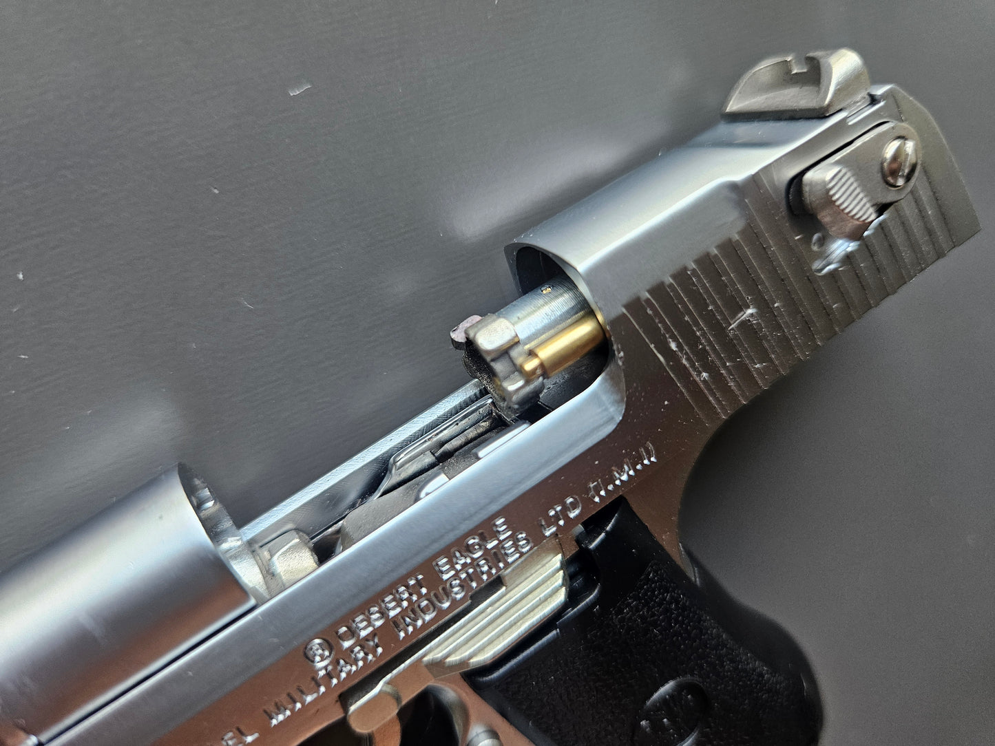 1/2 Scale Shell Eject Desert Eagle Full metal replica model gun Ported Barrel(For Display Only)
