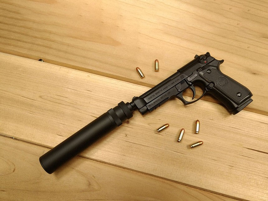 1/2 Scale Shell Eject Beretta Full metal replica model gun(For Display Only)