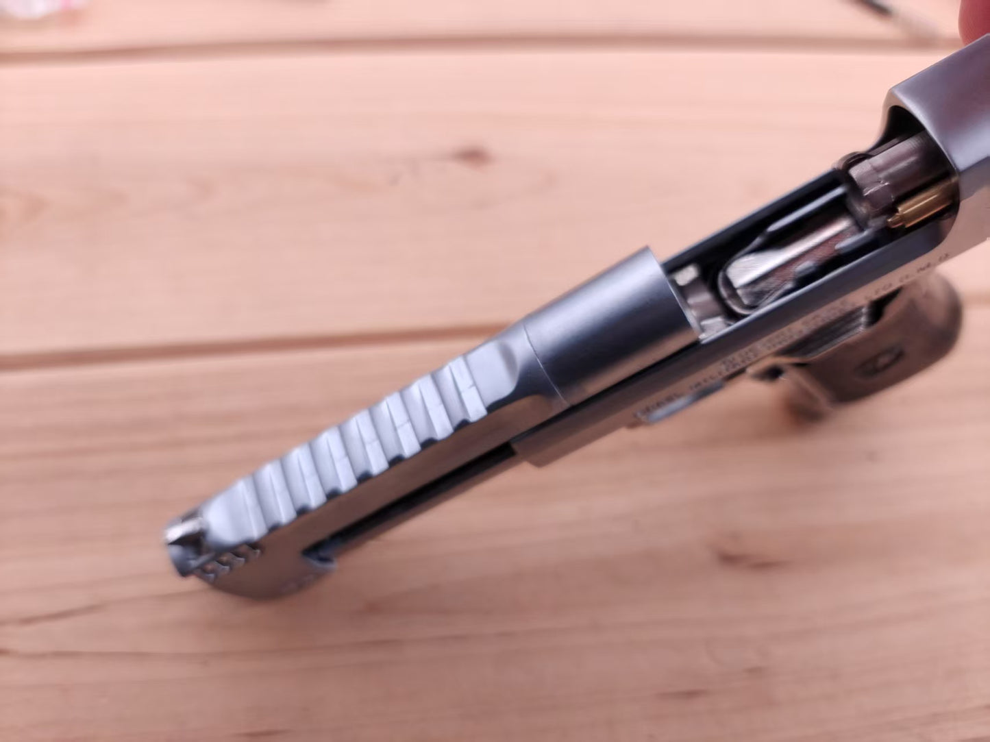 1/2 Scale Shell Eject Desert Eagle Full metal replica model gun Ported Barrel(For Display Only)