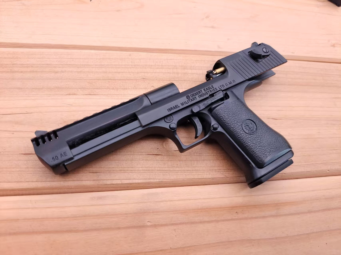 1/2 Scale Shell Eject Desert Eagle Full metal replica model gun Ported Barrel(For Display Only)