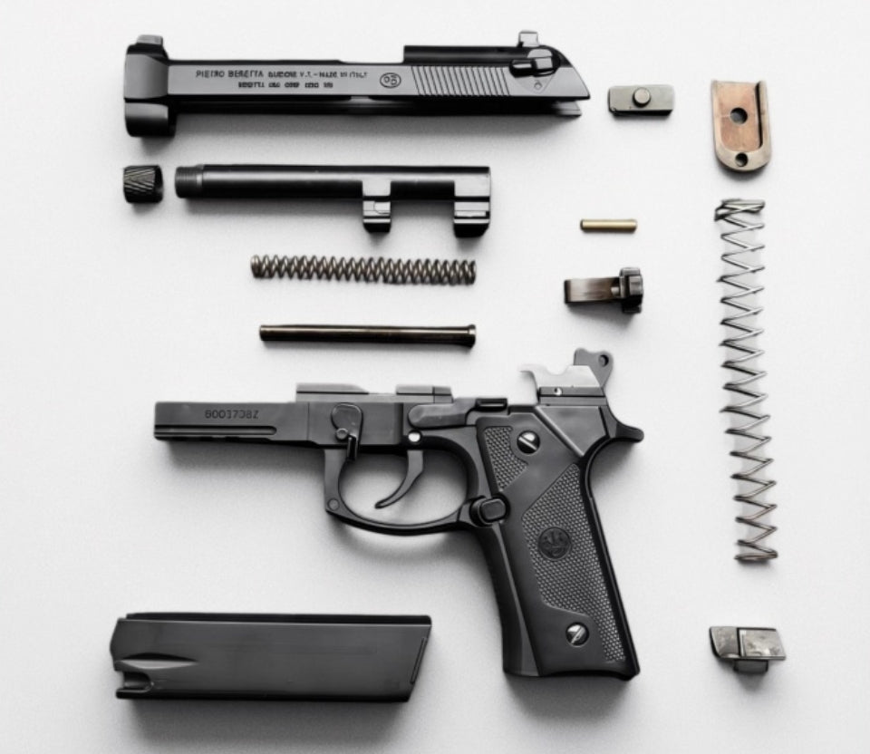 1/2 Scale Shell Eject Beretta M9A3 Full metal replica model gun(For Display Only)