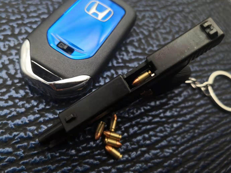 1/3 Scale Shell Eject Glock Simulation model gun Keychain(For Display Only)