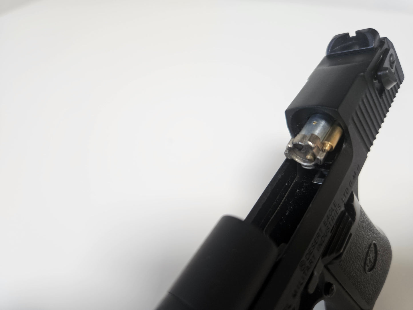 1/2 Scale Shell Eject Desert Eagle Full metal replica model gun Ported Barrel(For Display Only)