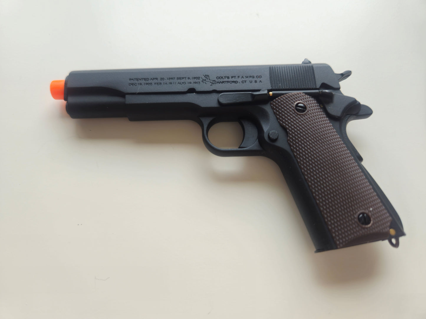 1/2 Scale Shell Eject 1911 Colt Full metal replica  model gun(For Display Only)