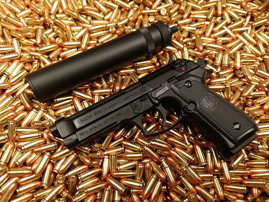 1/2 Scale Shell Eject Beretta Full metal replica  model gun(For Display Only)