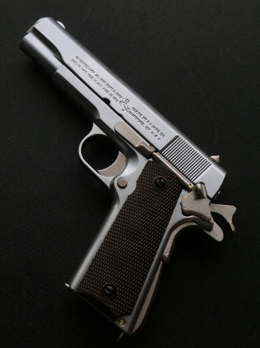 1/2 Scale Shell Eject 1911 Colt Full metal replica  model gun(For Display Only)