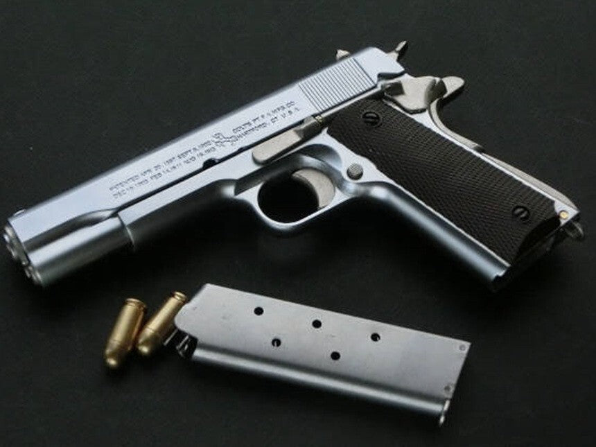 1/2 Scale Shell Eject 1911 Colt Full metal replica  model gun(For Display Only)