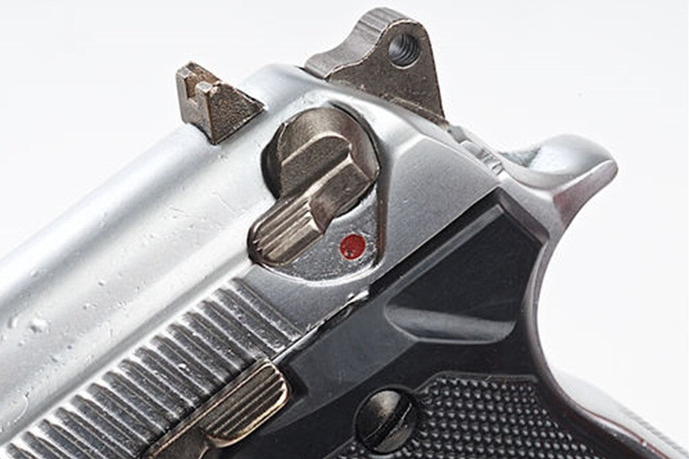 1/2 Scale Shell Eject Beretta Full metal replica  model gun(For Display Only)