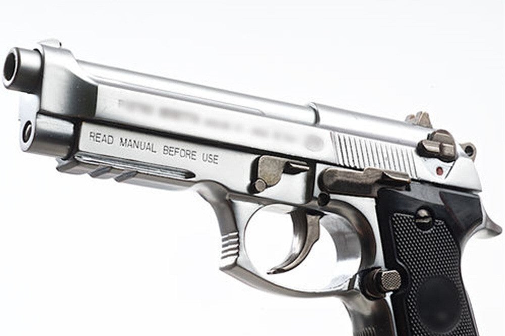 1/2 Scale Shell Eject Beretta Full metal replica  model gun(For Display Only)