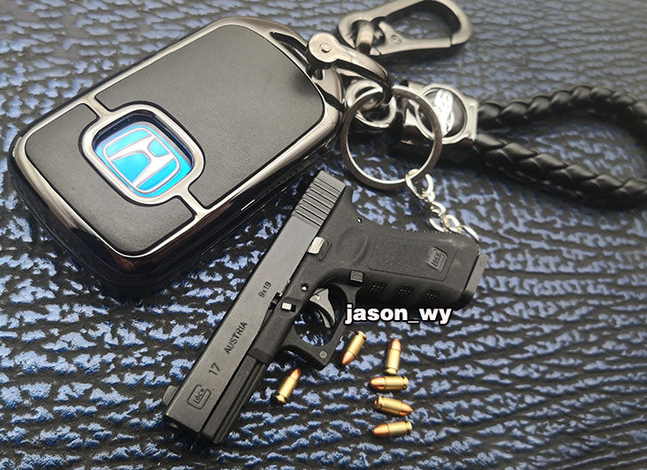 1/3 Scale Shell Eject Glock Simulation model gun Keychain(For Display Only)