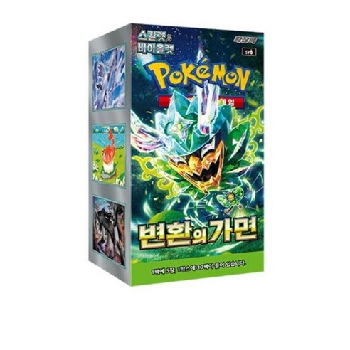 Pokemon Card sv6 Scarlet & Violet Mask of Change Booster Box (30Pack 150PCS) Factory Sealed