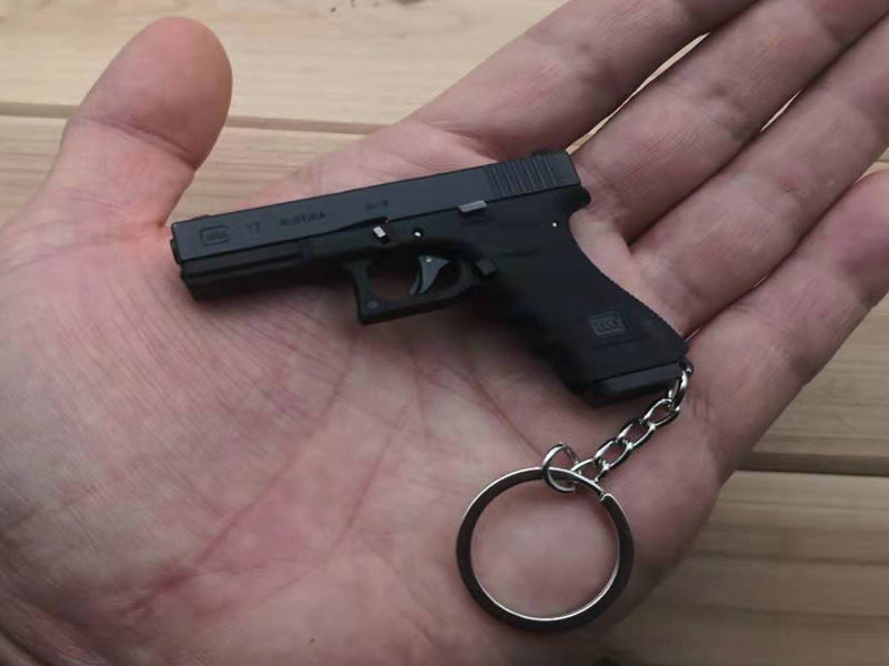 1/3 Scale Shell Eject Glock Simulation model gun Keychain(For Display Only)